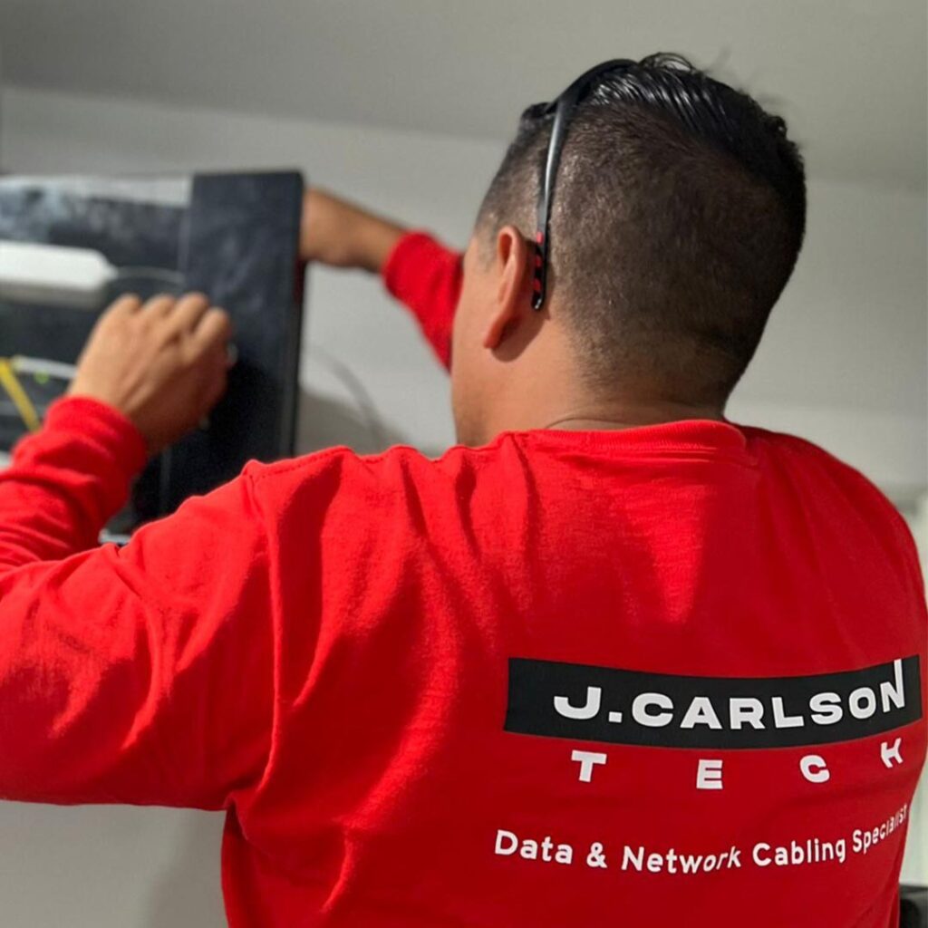 structured cabling - business security camera installation service - JCT