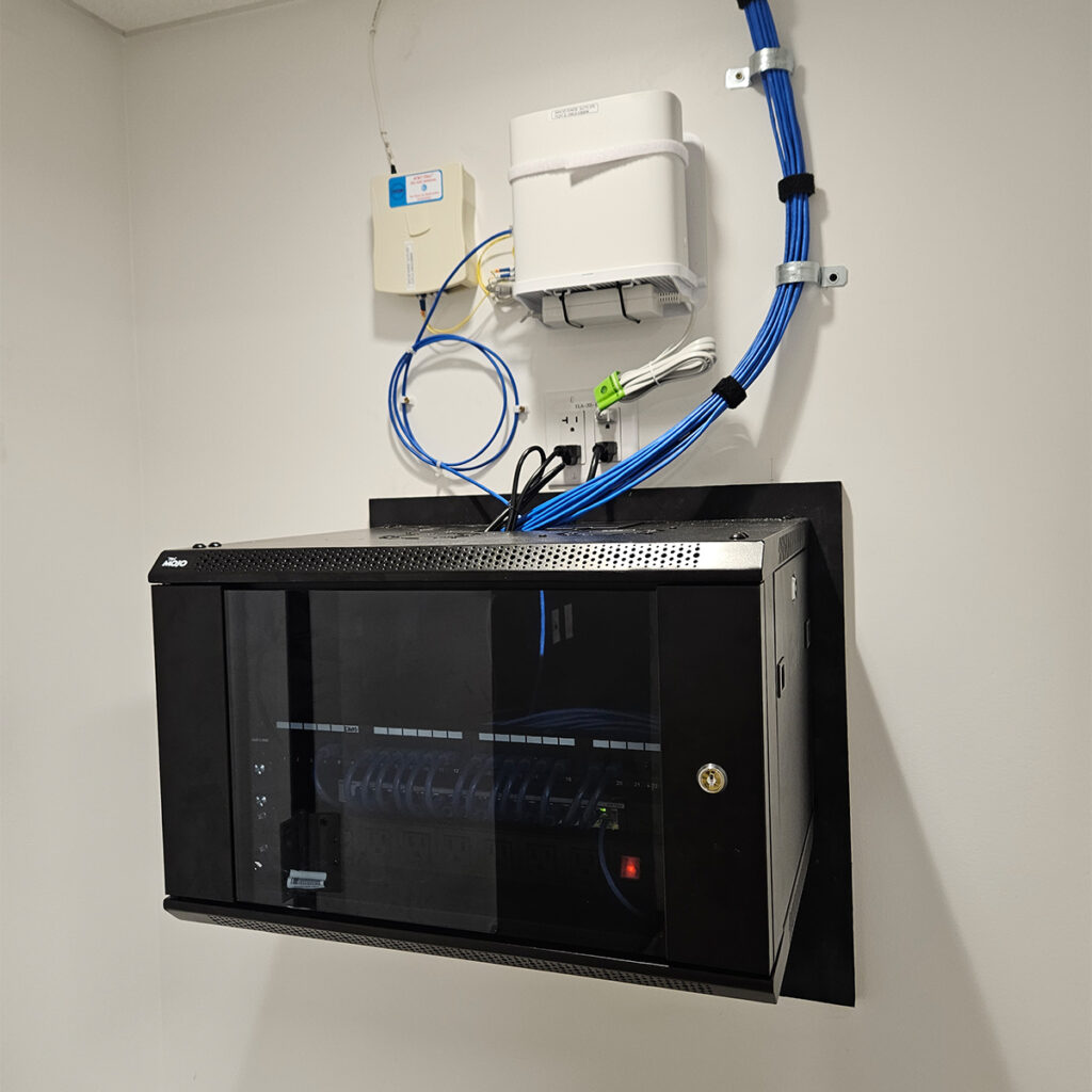 Low Voltage Contractor Services - Network Rack Installation