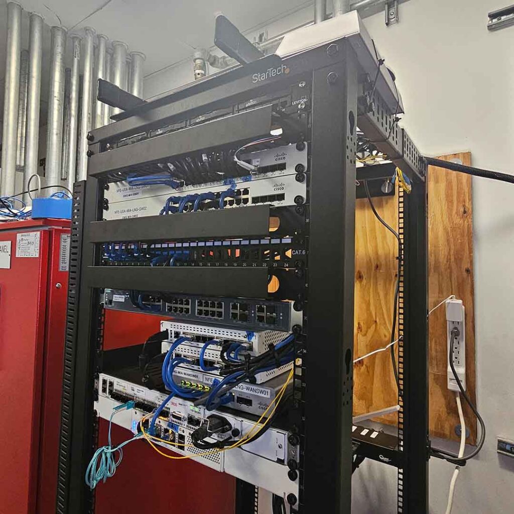 network cabling rack - data cabling rack